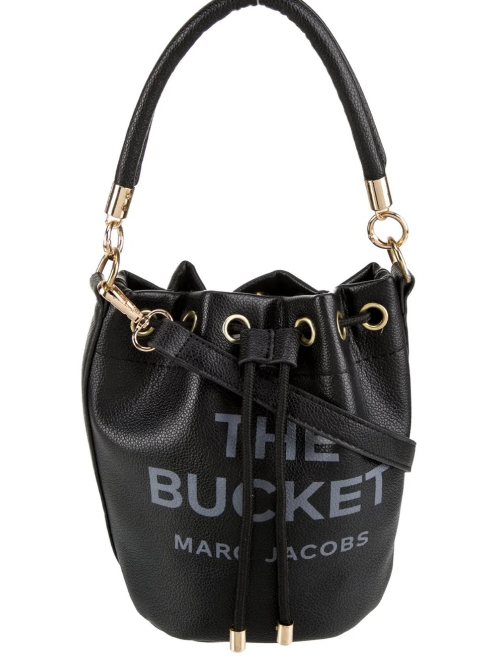 Marc Jacobs The Bucket Bag Black Leather Crossbody